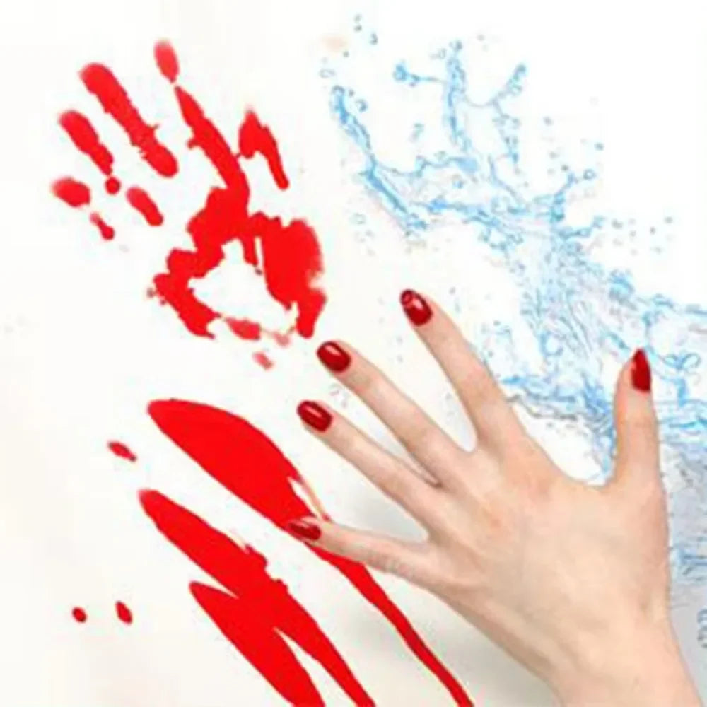 Spooky Color-Changing Bloody Footprint Bath Mat – Turns Red When Wet!